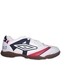Umbro Speciali Futsal Liga Indoor Soccer Shoe - White/Black/Red