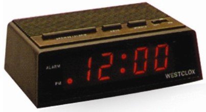 22690 .6 Red LED Alarm Clock