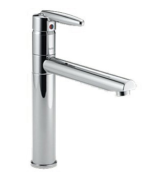 Buy Delta Grail Polished Chrome Single Hole Kitchen Sink Faucet online at Discounted New and Used prices. Delivered to your door with Off-The-Bookshelf.