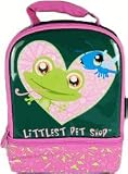 Thermos Littlest Pet Shop Dual Compartment Lunch Bag Featuring Frog and Dragonfly