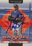 Mike Smith, Toronto Blue Jays, 2002 Dornuss The Rookies Autographed Card