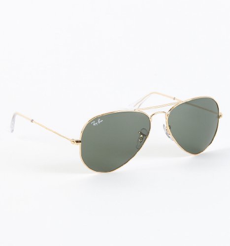 Ray Ban Mens Aviator Gold Sunglasses product image