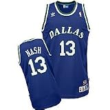 Dallas Mavericks Steve Nash Throwback Blue Adidas Swingman Jersey (XXL)