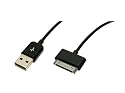 BIGtec USB Ladekabel Adapter Datenkabel Sync Kabel für iPhone , iPad , iPod / Apple Dock Stecker Connector auf USB 2.0 Stecker schwarz