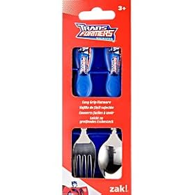 Transformers couverts - Transformers facile � saisir! fourchettes & cuill�res pour le enfants