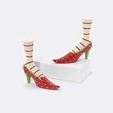 Department 56 Krnkl Highheel Shoe Salt & Pepper Pair
