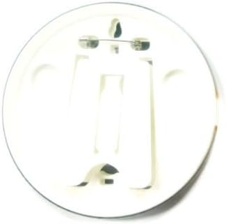 Chic 3 in 1 Emoticon Tongue Yellow Jumbo Badge Button 3.75 Inches