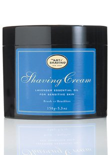 The Art of Shaving Shaving Cream, Lavender Essential Oil for Sensitive Skin 5.0 oz, (150 ml)