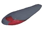 HIGH PEAK Trekkingschlafsack Pak 600, grau/dunkelrot