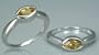 Marquise Cut Citrine Ring Sterling Silver