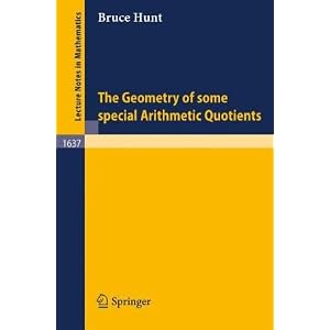31qIuhdNRpL. SL500 AA300  The Geometry of some special Arithmetic Quotients