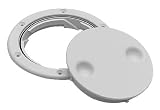 Seachoice Twist Lock Deck Plate, WHITE