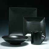 Mikasa Stone Glaze Black Salad Plate