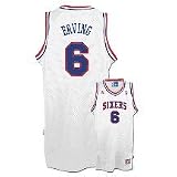 NBA Philadelphia 76Ers Julius Erving Swingman Jersey (Red, X-Large)