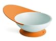 Boon Catch Bowl with Spill Catcher, Orange/Blue
