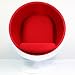 Lexington Modern Eero Aarnio Style Ball Chair, Red
