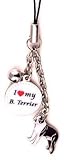 Boston Terrier Dog Cell Phone Charm