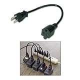 Ziotek ZT1212542 Power Strip Liberator 14-Inch Extension, 5-Pack