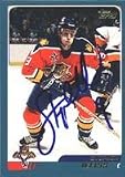Stephen Weiss, Florida Panthers, 2003 Topps Autographed Card