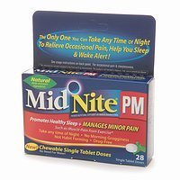 31qJAZsCw2L Midnite MidNite PM Sleep Aid Chewable Tablet 28 ea