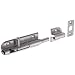 Stainless Steel 304 Spring Loaded Barrel Bolt, Satin Finish, Non Locking, 3-35/64" Bolt Plate Length, 1-3/16" Throw Plate Length (Pack of 1)