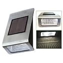 Stainless Steel Wall Mounted Solar Light Kit - 2 pack