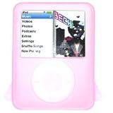 Apple 3rd Generation iPod Nano 4gb 8gb Video Premium Silicon Skin Case Cover With Adjustable Sports Armband and LCD Screen Protector - Available in 5 Color Choices, PINK (MP3 Player NOT Included)