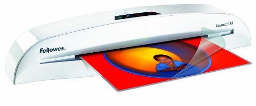 Fellowes Cosmic 2 A3 Fellowes Laminiergerät mit Heatguard Technologie und 100% staufrei, weiß