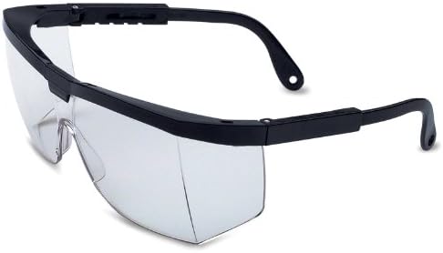 (One Piece ) Safety Eyewear- Eyewear A200 Clr/Black From Sperian Safety Wear (Part Number RWS-51003)