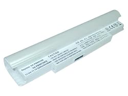 11.10V,4400mAh,Li-ion,Replacement Laptop Battery for SAMSUNG N110, N110-12PBK, SAMSUNG N120(white), NC10, NC20 Series, (Fits selected models only), Compatible Part Numbers: AA-PB6NC6W, AA-PB6NC6W/E, AA-PB6NC6W/US, AA-PL8NC6W