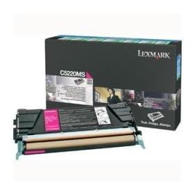 Lexmark C5220MS magenta / red colour laser cartridge C5222MS for C522 C524 , C522n, C524n, C524dn C524dtn C530 C530DN C532 C532DN C530N C532N C534 C534N C534DN C534DTN