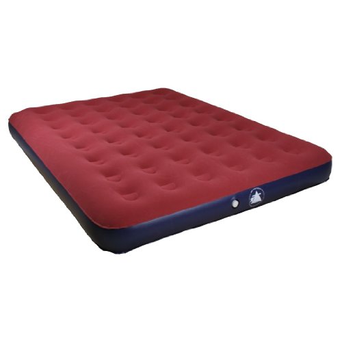 10T Velo King Lit pour 2 personnes matelas gonflable Rouge/Bleu 198 x 150 x 26 cm