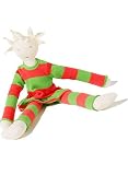 Happygreenbee Organic Cotton Abee Doll - 19 Red & Green