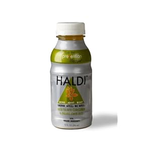 Click here to buy Haldi Green Tea with Curcumin and Organic Lemon Juice (Digestive Drink - UC, IBS, Acid... by Haldi.