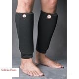 MAS Deluxe Shin Guards - Black - Adult Extra Large
