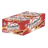Trident Sugarless White Gum with Cinnamon Tingle - 12 Ea, 12 Packs