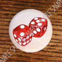 Casino Gambling Craps Dice Las Vegas Drawer Pulls Knobs