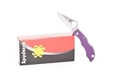 Spyderco Ladybug3 Purple FRN PlainEdge LPRP3