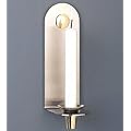 Wand Kerzenleuchter NINON Edelstahl/Messing