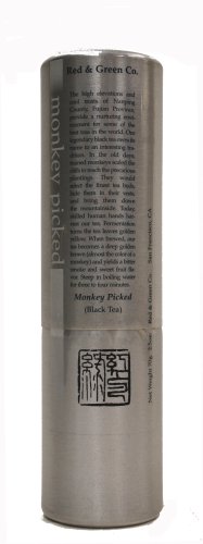 Red & Green Co. Monkey Picked, Black Tea, 2.5 Ounce Aluminum Can (Pack of 2) by Red & Green Co.