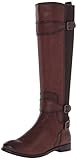 FRYE Women's Anna Gore Tall-BLFLE Riding Boot,  Chocolate, 9 M US