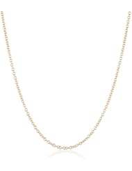 18k Yellow Gold 1.6mm Rolo Chain Necklace