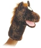 Plush Lonestar Brown Horse Hand Puppet 12