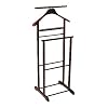 Butler's Dark Solid Wood Clothes Stand / Valet Rack / Coat Hanging Rail