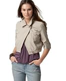 DKNY - DKNY Jeans Cropped Twill Jacket