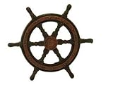 ANTIQUE SHIP'S WHEEL 5