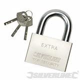 Review Silverline Tools Ltd 595754 / Silverline Padlock,50mm,square Steel