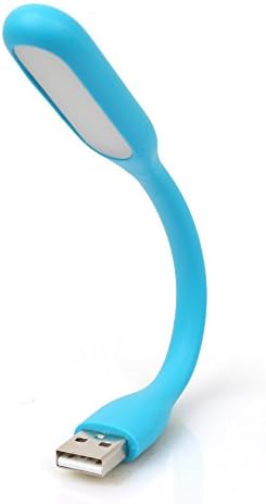 CooShine® Portable Flexible Mini Stick LED Light with usb for Laptop,PC,Notebook,Computer,Keyboard,Power Bank Energy Saving, Night Book Reading Lamp Blue