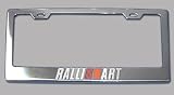 Mitsubishi RalliArt Chrome License Plate Frame
