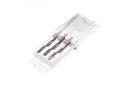 04-40 NC High Speed Steel Ground Thread 3 Piece Tap Set, Includes: Taper, Plug, Bottom